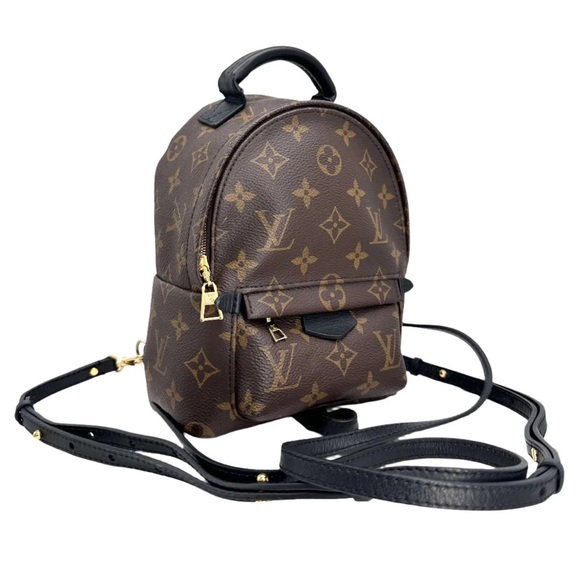 Authentic LOUIS VUITTON Monogram Palm Springs Backpack Mini - Picture 2 of 6